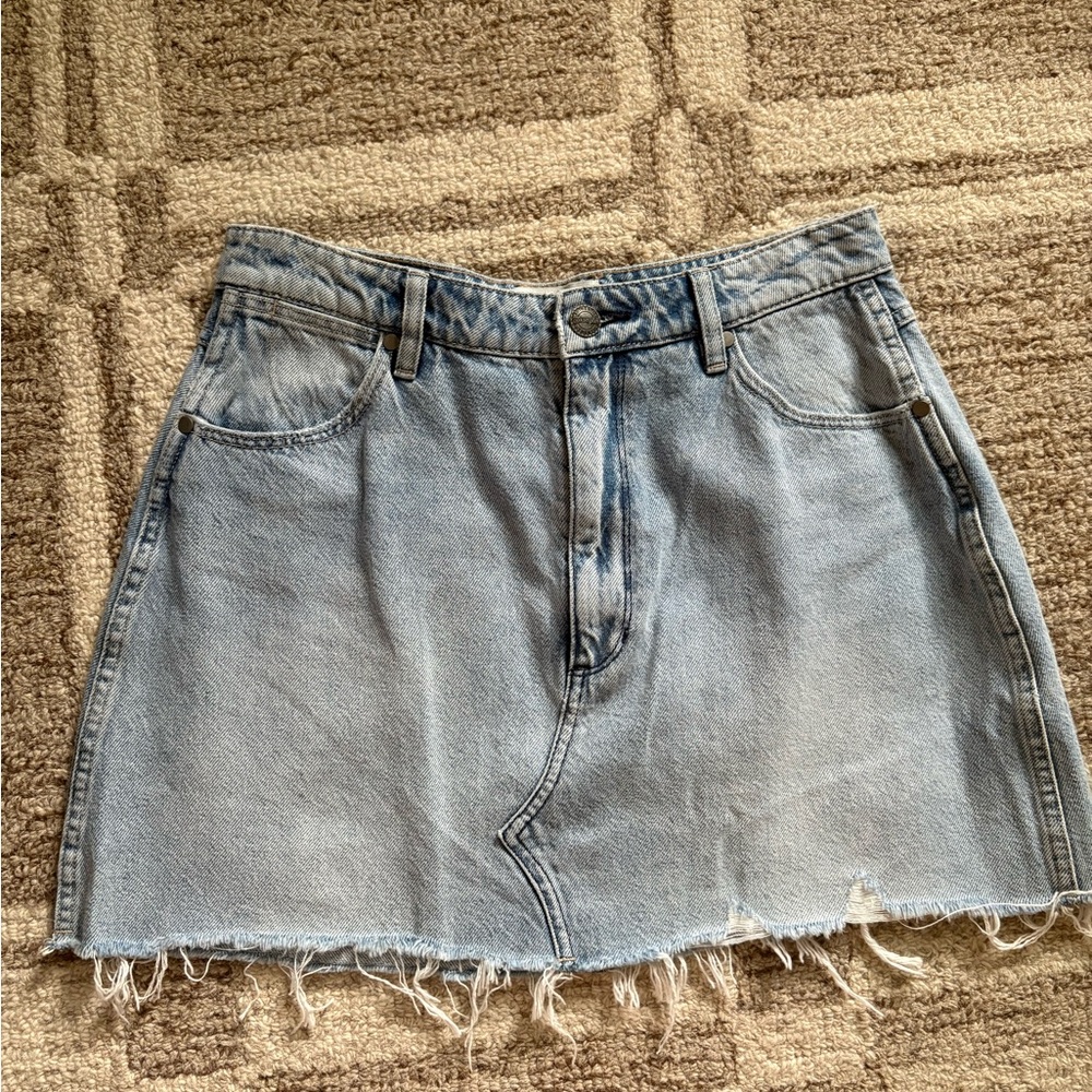 Wrangler Repair Denim Min Skirt
